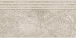 Gres szkliwiony stopnica QUEENS grey mat 29,8x59,8 gat.