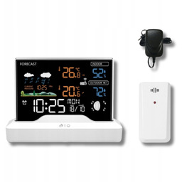 Stacja Pogodowa Pogody Bezprzewodowa Meteo higrometr barometr