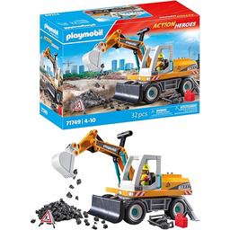 PLAYMOBIL Action Heroes Wielki koparka Zabawka budowlana