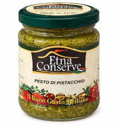 Pesto pistacjowe z Sycylii kremowe z prawdziwych, dojrzałych