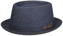 Kapelusz Danvick Denim Pork Pie by Stetson, denim-ciemnoniebieski,