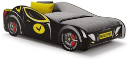 Łóżko dziecięce auto Batcar black 140x70