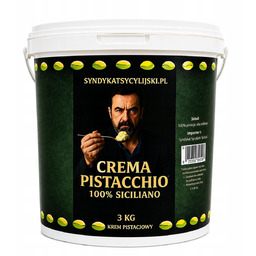 CREMA PISTACCHIO 100% SICILIANA 3KG Krem Pistacjowy