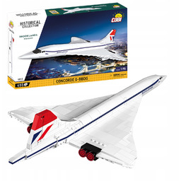 Klocki Cobi Samolot Pasażerski Concorde 1917 455EL