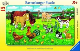 Ravensburger PUZZLE 15 ZWIERZęTA DOMOWE