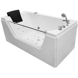 Wanna łazienkowa z hydromasażem Spa prostokątna 170x80 cm