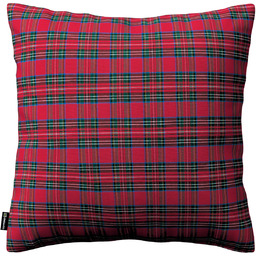 Poszewka Kinga na poduszkę, czerwona kratka, 60 x