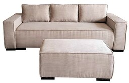 Sofa z pufą DAFNE S+P / 240x100x90