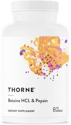 THORNE RESEARCH Betaine HCL & Pepsin - Betaina