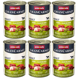 Animonda Grancarno Original Rind + Krautern 6x800 g