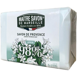Mydło marsylskie 4 x 100 g jaśmin 100%