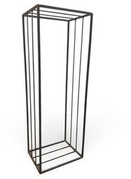 Miljögården - Żeliwny stojak na drewno