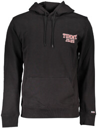 BLUZA TOMMY HILFIGER BEZ ZAMKA CZARNA MĘSKA