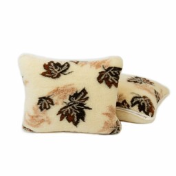 Kampol Poduszka merynos 40x70 Acero bezowa w brązowe