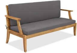 Trzyosobowa sofa z drewna akacjowego Danang Garden Point