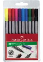 Cienkopis FABER CASTELL Grip Komplet 10szt /FC151610/