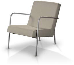 Pokrowiec na fotel Ikea PS, szaro-beżowy, fotel Ikea