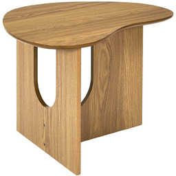 Stolik kawowy Calypso nowoczesny nieregularny dąb 60x48 cm