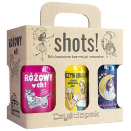 LaQ Shots!, zestaw 6 żeli pod prysznic