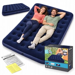 Materac Bestway dwuosobowy na camping 203x152x22cm dmuchany