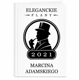 Planner kalendarz książkowy z nadrukiem dla gentlemana dziadka