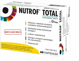 Nutrof Total z witaminą D3, 60 kapsułek