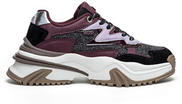 Sneakersy MEXX MI001009743W Bordowy