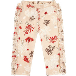 Legginsy z falbanką Koralowiec - 62