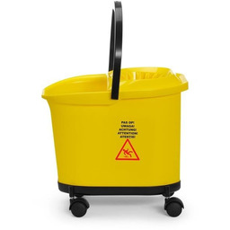 Wiadro do mopa 16L, żółte, z wyciskarką
