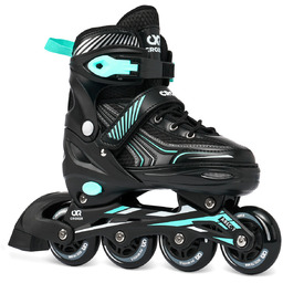 Croxer, Rolki, Optima, czarno-miętowe, rozmiar 35/38