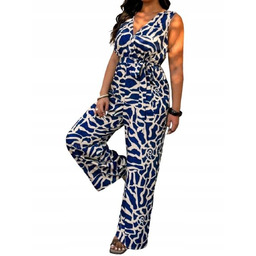 SHEIN KOMBINEZON PLUS SIZE DAMSKI Z NADRUKIEM BEZ