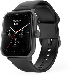 Smartwatch HAMA 6010 GPS Prostokątny Czarny
