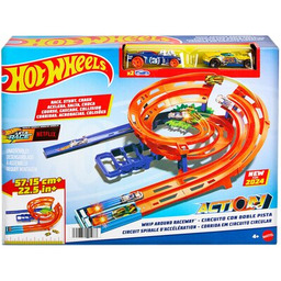 Hot Wheels Tor Action Zakręcona pętla HTK17 Wygraj