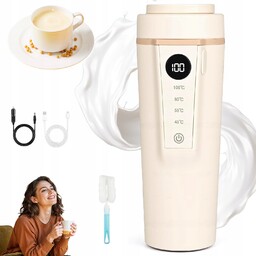 500ML Przenośny Podróżny Mini Kubek Grzewczy, Podróżny Czajnik
