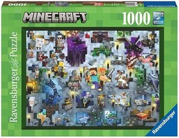 Puzzle 2D 1000 elementów: Minecraft Challenge