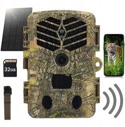 Fotopułapka Ir 940NM Kamera Leśna Noktowizyjna Wifi 2,7K