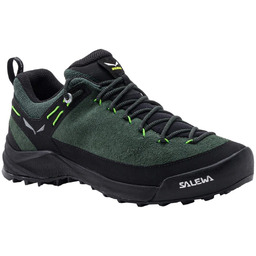 Buty turystyczne męskie Salewa Wildfire Leather zielone 00-0000061395