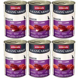 ANIMONDA GranCarno Senior Jagnięcina i cielęcina 6 x
