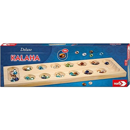 Noris 606101981 Deluxe Kalaha, prosta i taktyczna gra