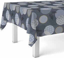 Martina Home Obrus ceratowy niebieski 140 okrągły