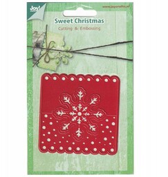 Wykrojnik Joy!Crafts śnieżynka winietka karnet