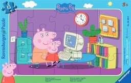 Ravensburger PUZZLE W RAMCE 15 ŚWINKA PEPPA