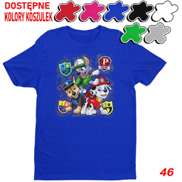 Dziecięca Koszulka Z Nadrukiem Psi Patrol Duży Wybór