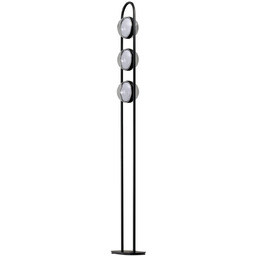 Lampa podłogowa czarna aluminiowa 3-punktowa AZ6893 z serii