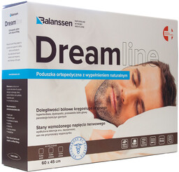 Balanssen DreamLine, poduszka ortopedyczna z wypełnieniem naturalnym