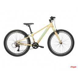 Kross Rower Level JR 1.0 24 beżowy-czerwony