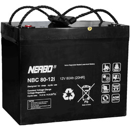 Akumulator Nerbo Nbc 12V 80Ah do wózka inwalidzkiego