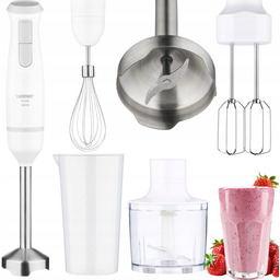 Blender Ręczny Zelmer Kuchenny Wielofunkcyjny Mikser ZHB4563S Turbo
