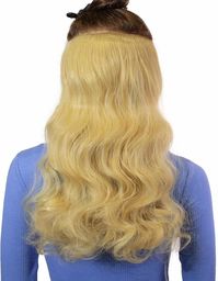 hair2heart Dopinki do przedłużania włosów z klipsami, sztuczne