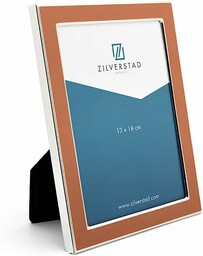 Zilverstad - Fioletowa ramka na zdjęcia 13x18 srebrna
